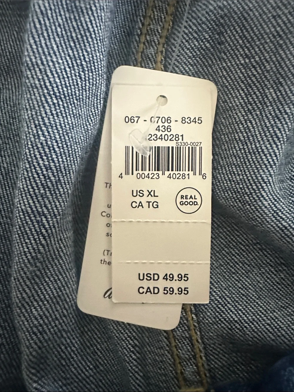 NWT women’s aerie blue jeans shorts - Picture 5 of 5